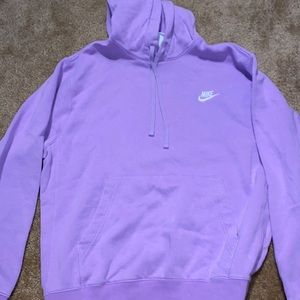 Purple Nike hoodie size medium.